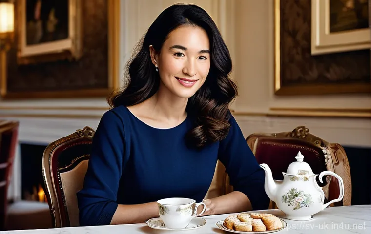 영국의 노동자 계층과 상류층 문화 차이 - **Prompt 1: Contrasting Educational Settings - Young Women**
    A split image featuring two distinc...